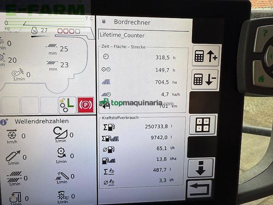 Cosechadora de Cereal - Massey Ferguson - mf ideal 8t