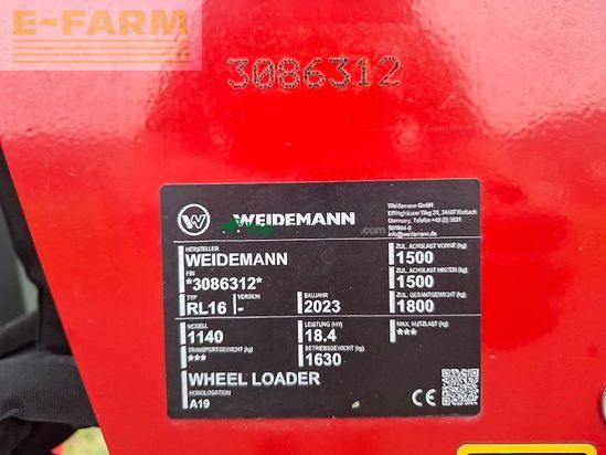 Minicargadora - Weidemann - 1140