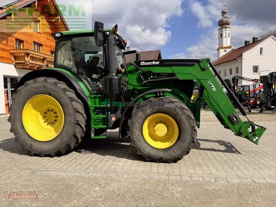 Tractor agrícola - John Deere - 6215 r mit frontlader