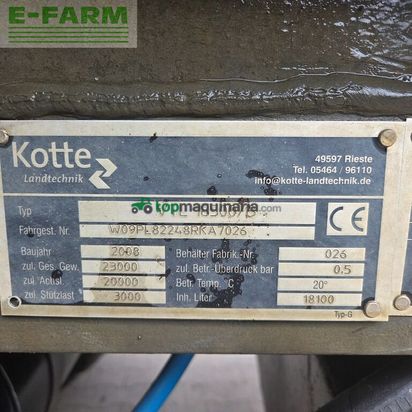 Cisterna - Kotte - vtl 18500 *kundenauftrag*