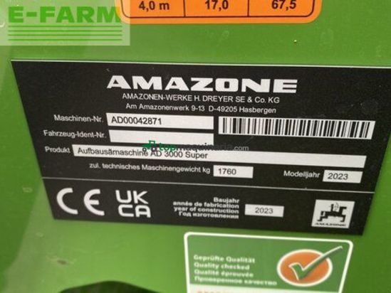 Sembradora - Amazone - ke 3002-190 / ad 3000 super