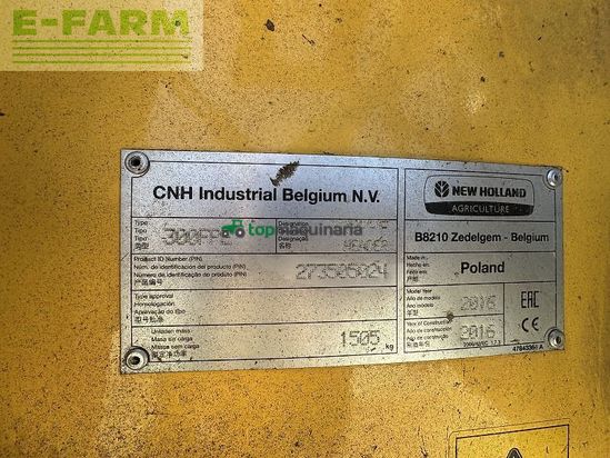 Cabezal - New Holland - pick-up 300 fp