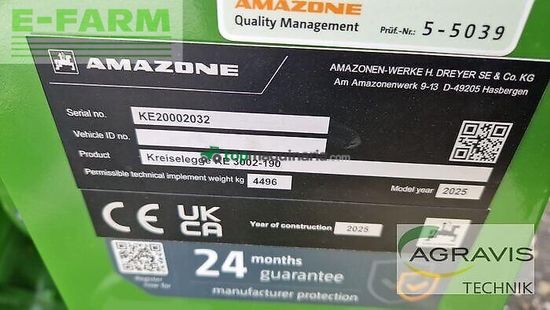 Sembradora - Amazone - ke 3002-190 / cataya 3000 special