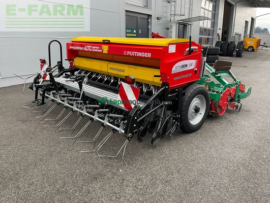 Grada rotativa - Regent - Orbit- M 3000 und Vitasem 300 Drillmaschine