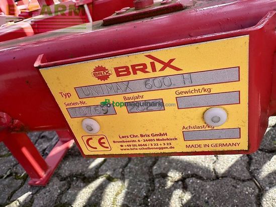 Cultivador - Brix - unimax 600 h