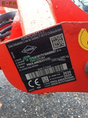 Cultivador - Kuhn - prolander 500 r