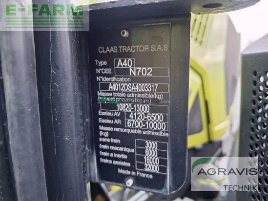 Tractor agrícola - Claas - axion 810 cebis