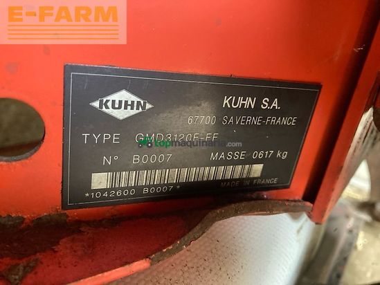 Cortacésped manual - Kuhn - gmd 3120f-ff