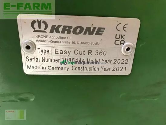 Cortacésped manual - Krone - easy cut r 360