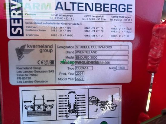 Cultivador - Kverneland - enduro 3000