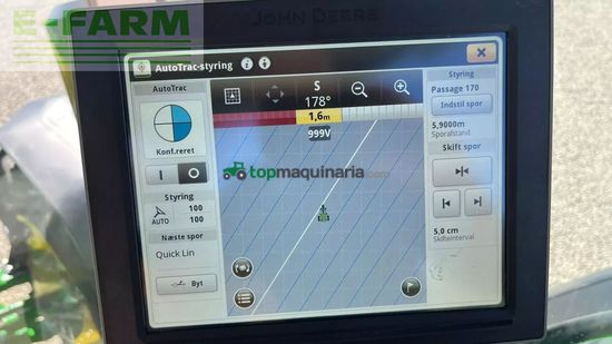 Tractor agrícola - John Deere - 8r 370 med frontlift