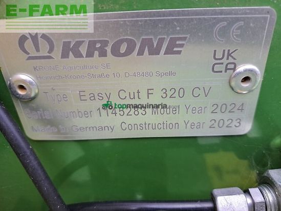 Cortacésped manual - Krone - easy cut f 320 cv