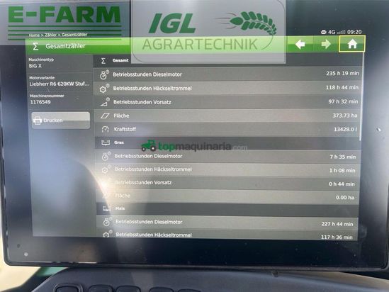 Cosechadora de Cereal - Krone - big x 860 (st 5) (bx404-32)