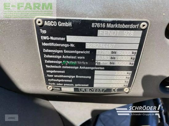 Tractor agrícola - Fendt - 930 vario profi