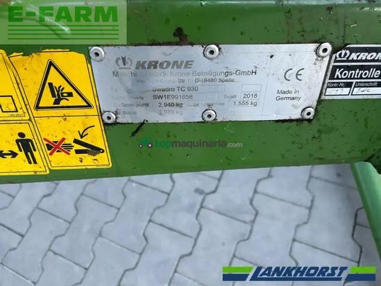 Rastrillo - Krone - swadro tc 930