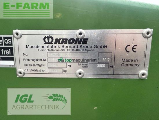 Henificador - Krone - swadro 1400