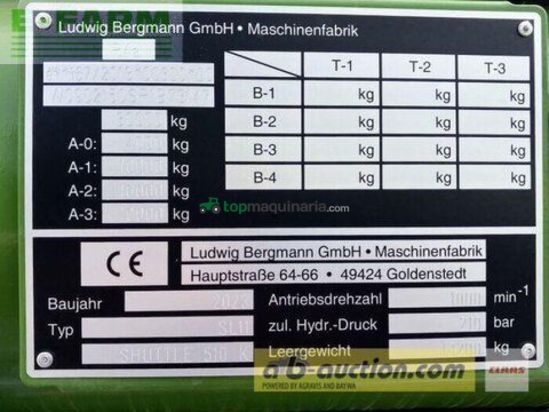 Cinta transportadora de forraje - Bergmann - shuttle 510 k
