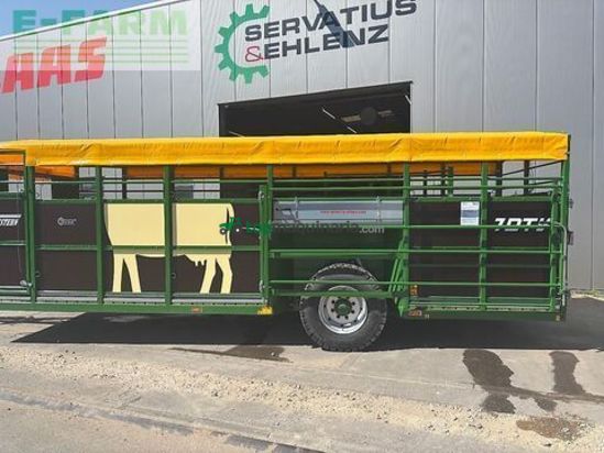 Remolqu agrícola -  - wf-7dtv viehtransportwagen / viehanhänger