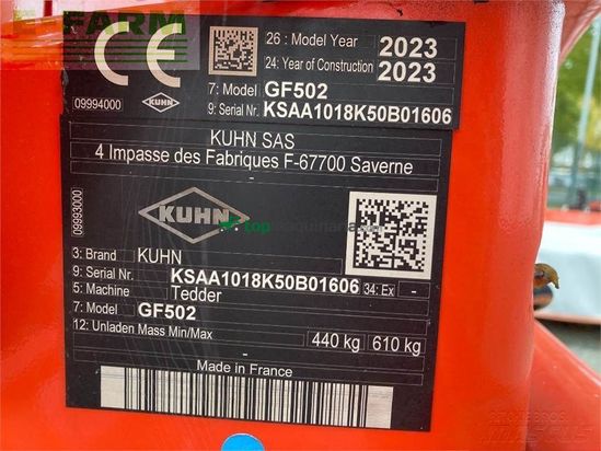 Henificador - Kuhn - gf 502