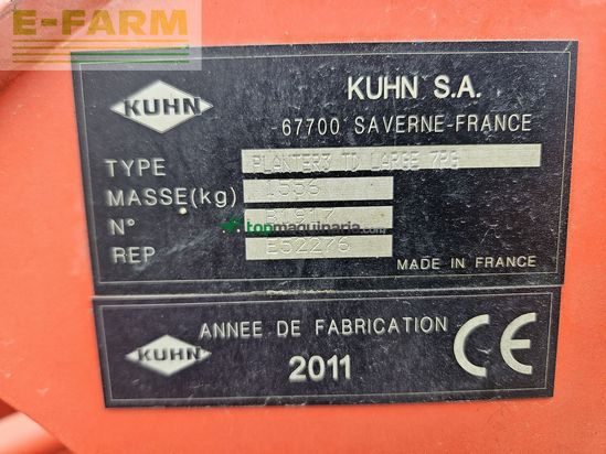 Sembradora monograno mecanica - Kuhn - planter 3 - 7 reihig