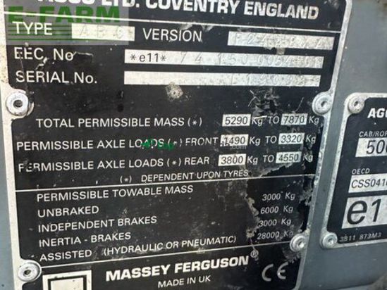 Tractor agrícola - Massey Ferguson - 4345