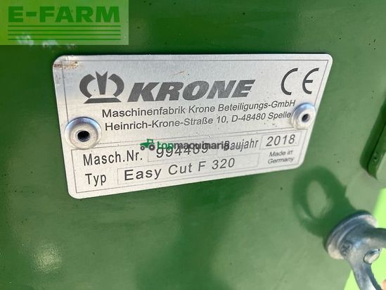 Cortacésped manual - Krone - easy cut f 320