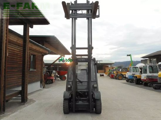 Elevadora - Linde - h40d mit vollkabine + rußfilter + seitenschieber