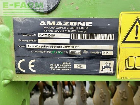 Grada de disco - Amazone - catros+ 5002-2