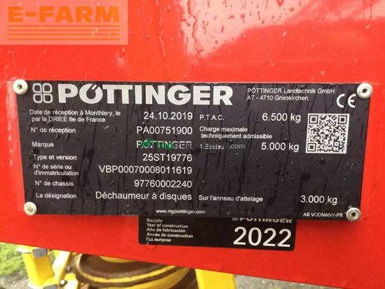 Cultivador - Pöttinger - terradisc 6001t