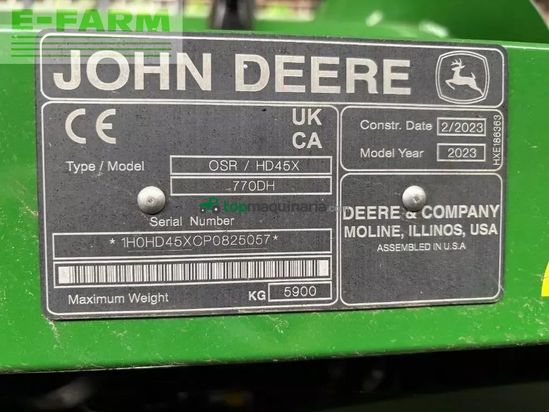 Cosechadora de Cereal - John Deere - x9 1000