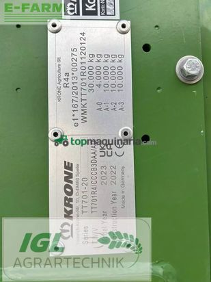 Cinta transportadora de forraje - Krone - tx 560