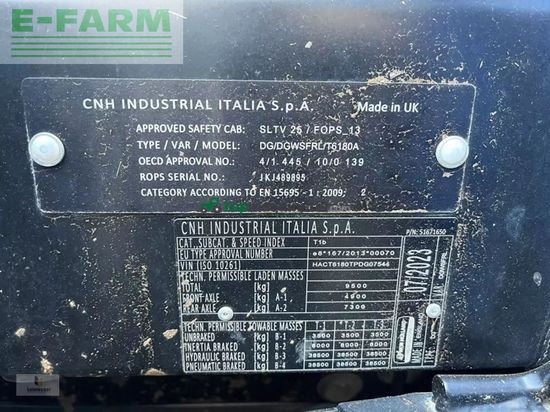 Tractor agrícola - New Holland - t 6.180 ac