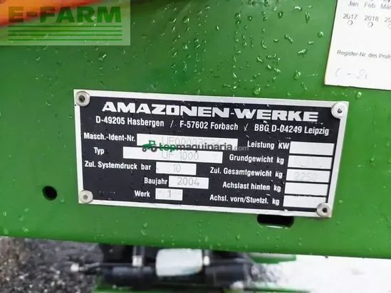 Atomizador - Amazone - uf 1000 feldspritze