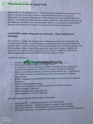 Esparcidor - Amazone - za-m 1001 special