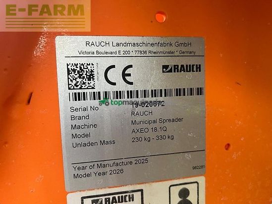 Esparcidor - Rauch - axeo 18.1 q
