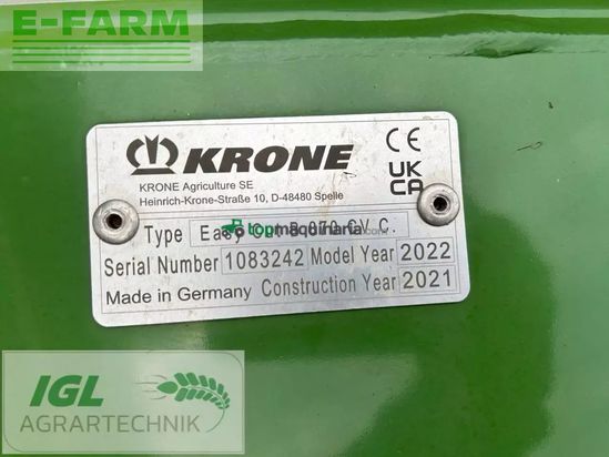 Cortacésped manual - Krone - easycut b 870 cv collect