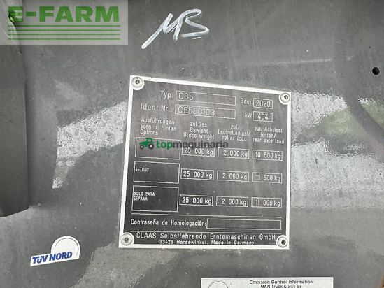 Cosechadora de Cereal - Claas - lexion 7700 terra trac