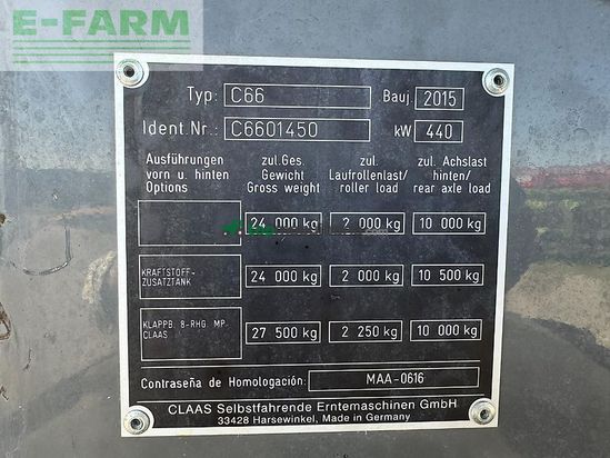 Cosechadora de Cereal - Claas - lexion 780tt