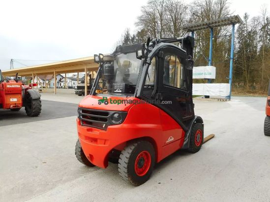 Elevadora - Linde - h40d mit vollkabine + rußfilter + seitenschieber