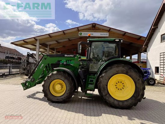 Tractor agrícola - John Deere - 6215 r mit frontlader