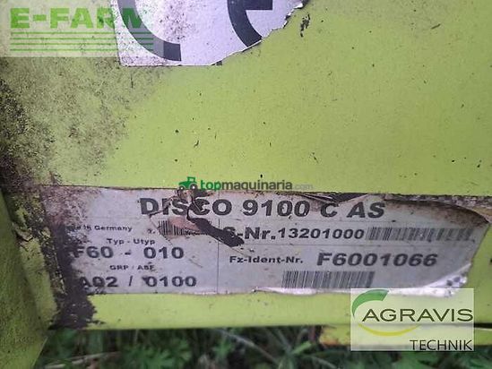 Cortacésped manual - Claas - disco 9100 c as