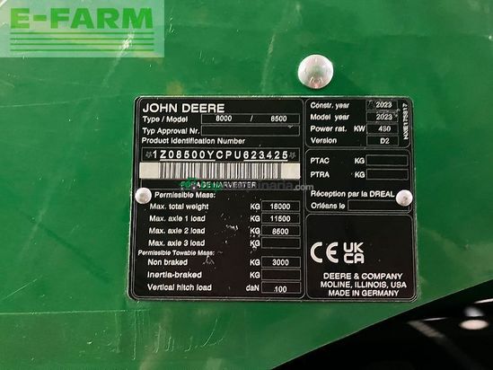 Cosechadora de Cereal - John Deere - 8500i prodrive 40km/h