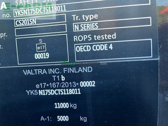 Tractor agrícola - Valtra - n 175d mit fk und rüfa