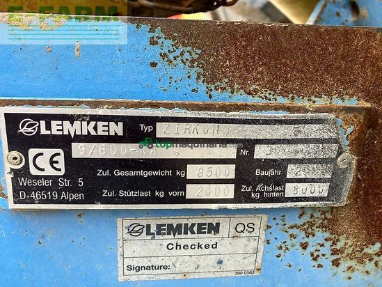 Sembradora - Lemken - solitair 9/600 ka-ds mit zirkon 9/600 ka