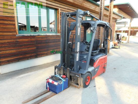 Elevadora - Linde - e16-02 ( freihubmast + ss ) batterie 30/2021 !!