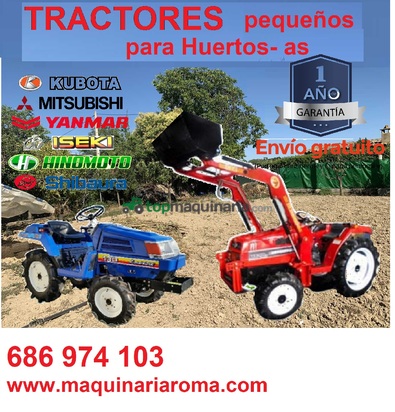 TRACTORES para su HUERTO