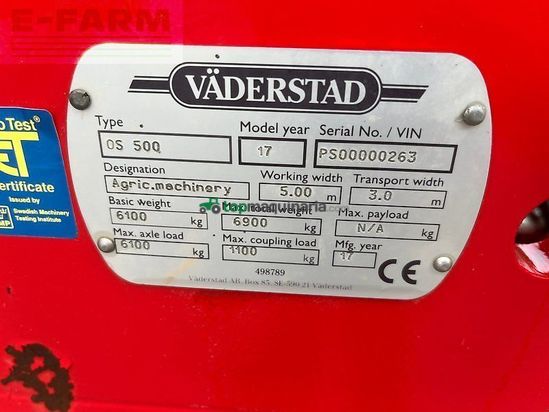 Cultivador - Väderstad - opus 500