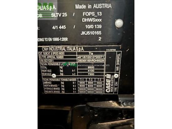 Tractor agrícola - Case IH - maxxum 150 cvx