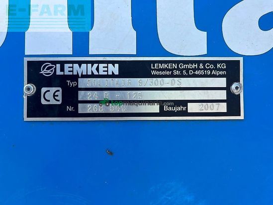 Sembradora - Lemken - solitär 9-300 / zirkon 10-300