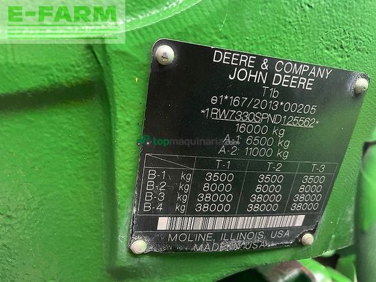Tractor agrícola - John Deere - 7r330 / 7r 330